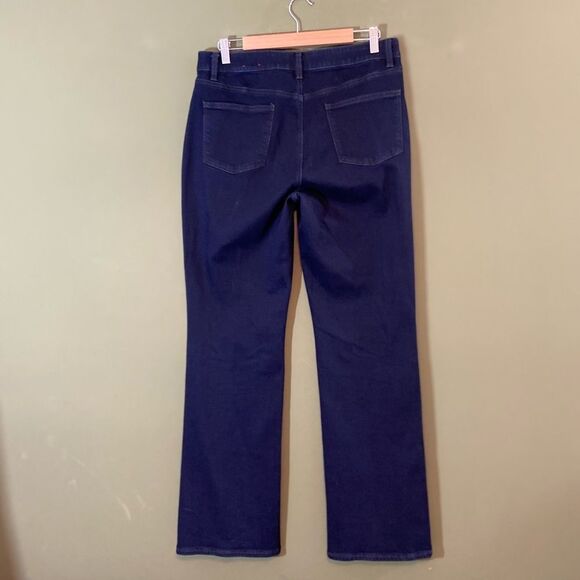 Talbots NWOT Curvy dark wash denim jeans 10 - Picture 2 of 8